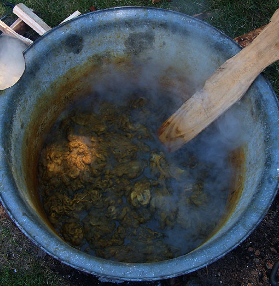 Plantefarvning Frederikssund Vikingemarked