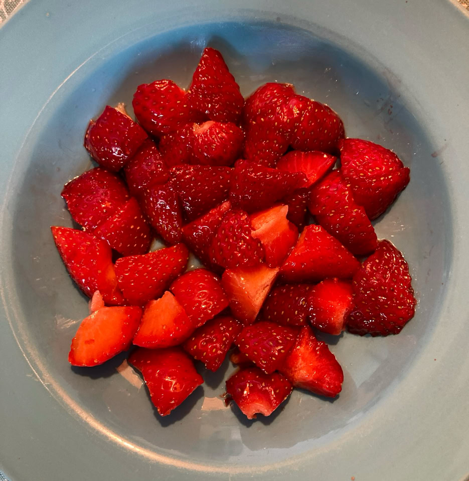 Jordbær tallerken - Заходь до мене в гості і полуниць отримаєш!  